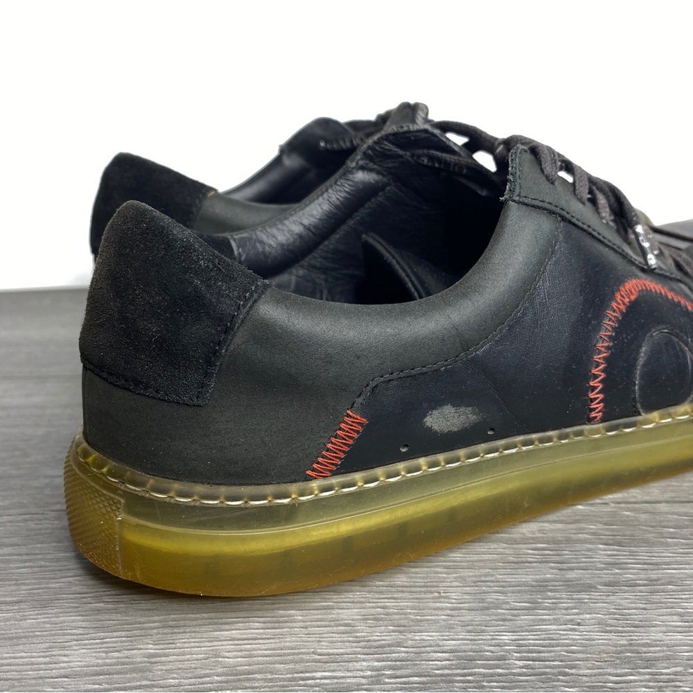 Oliver Cabell Men's Low 1 Ghost Black / Red Size 43 (US 10) Distressed - Picture 4 of 16